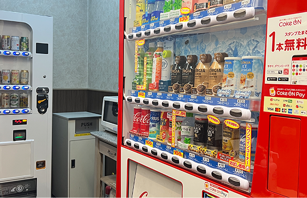 自動販売機コーナー